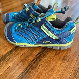 Keen Kids Vibrant Blue & Lime Green Sneakers